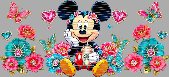 16oz Disney style-D-2982